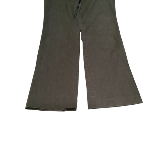 New York & Company Womens Grey Jeans High Rise Flared Size 12 RN 23243 Cotton - Picture 10 of 14